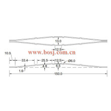 Best Quality Aluminium Air Vent Control Control Damper pour système CVC Roll formant machine Vietnam